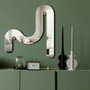 Wallity Ozgl509 - Espejo Decorativo Plateado 51x56cm Elegante y Moderno para Hogar
